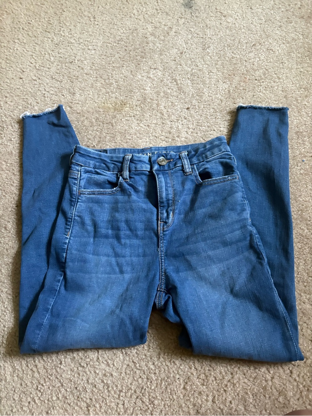 American Eagle Outfitters Dark Blue Skinny Jeans